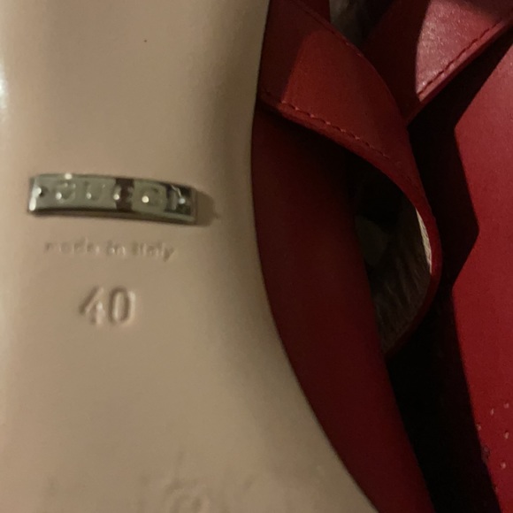 Authentic Red Gucci Dionysus pumps slightly worn - Picture 15 of 16